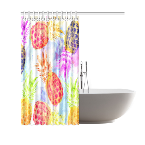 Pineapples Shower Curtain 69"x70"