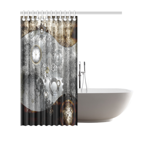 Steampunk in vintage design Shower Curtain 69"x72"