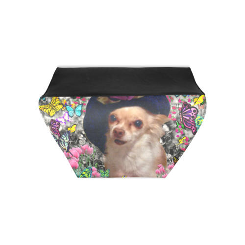 Chi Chi in Yellow Butterflies, Chihuahua Puppy Dog Clutch Bag (Model 1630)