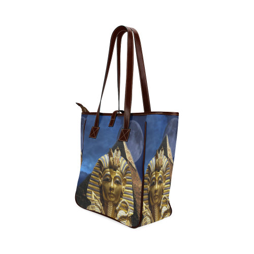 King Tut and Pyramid Classic Tote Bag (Model 1644)