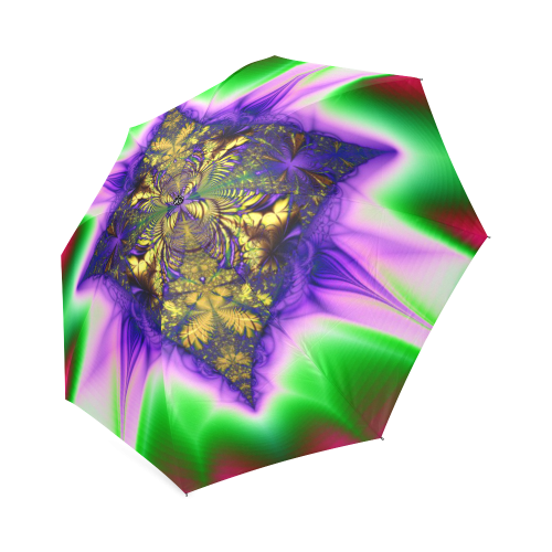 Colorful Kaleidoscope Flower Foldable Umbrella (Model U01)