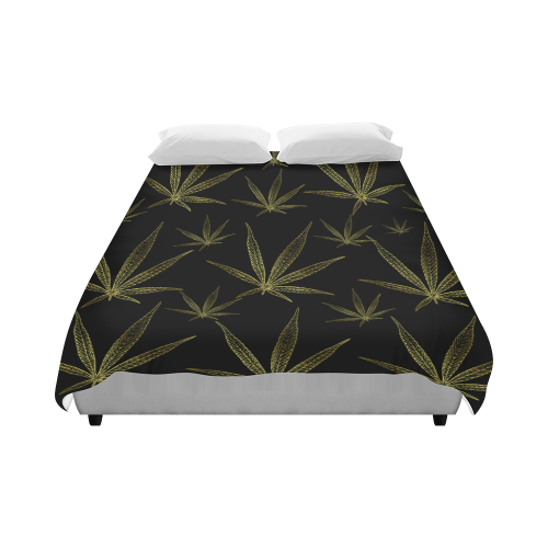 cannabis leaf bettdecke Duvet Cover 86"x70" ( All-over-print)