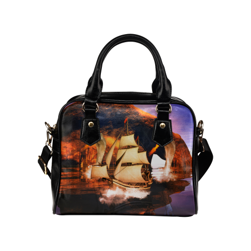 Fantasy seascape Shoulder Handbag (Model 1634)