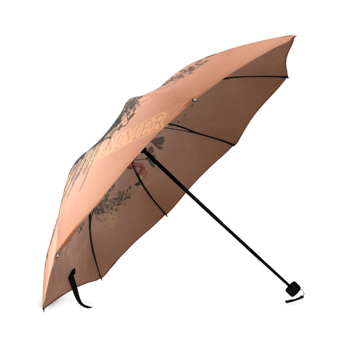 Summer design with flamingo Foldable Umbrella (Model U01)