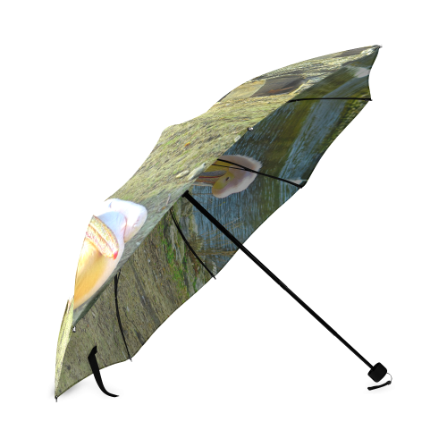 Motherly Pelican Love Foldable Umbrella (Model U01)