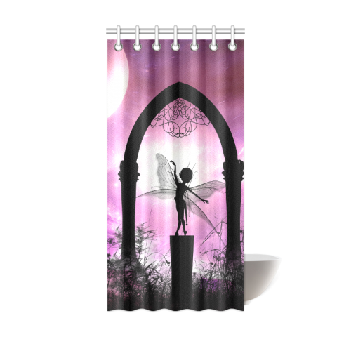 Cute dancing fairy in the night Shower Curtain 36"x72"
