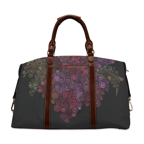 Psychedelic 3D Rose Abstract Classic Travel Bag (Model 1643)