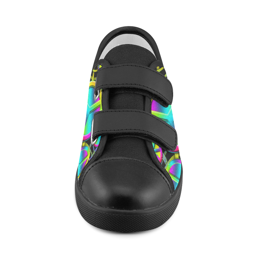 canvas shoes with velcro