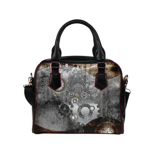 Steampunk in vintage design Shoulder Handbag (Model 1634)