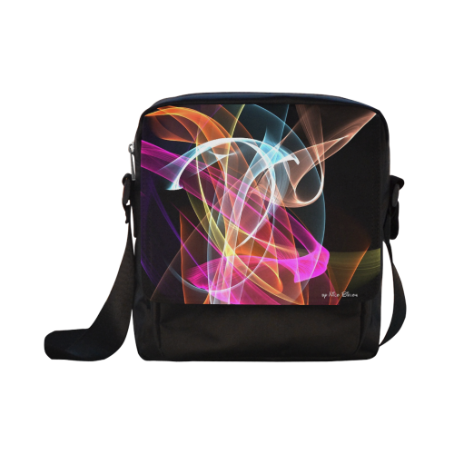 Fireworks by Nico Bielow Crossbody Nylon Bags (Model 1633)