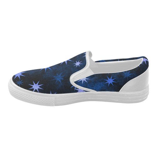Stars20160601 Women's Slip-on Canvas Shoes (Model 019)