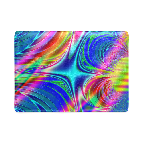 Rainbow Splash Fractal Custom NoteBook A5