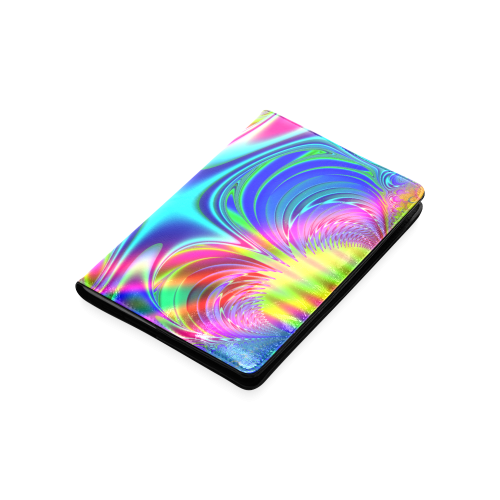 Rainbow Splash Fractal Custom NoteBook A5