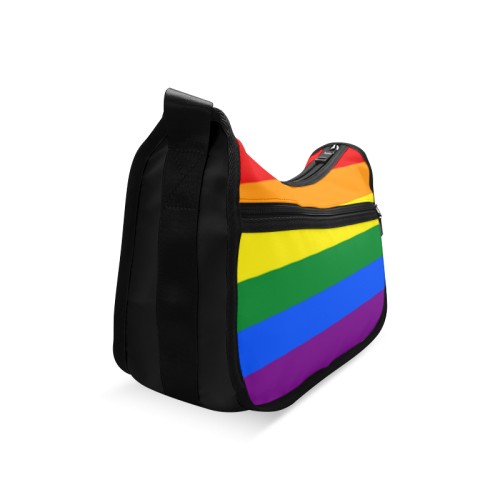 Gay Pride Rainbow Flag Stripes Crossbody Bags (Model 1616)