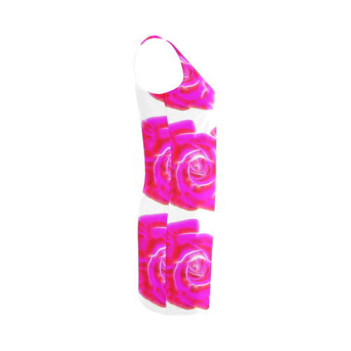Rose pattern Medea Vest Dress (Model D06)