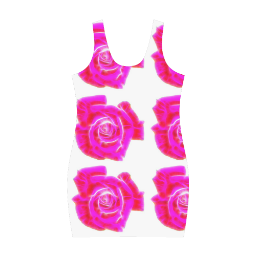 Rose pattern Medea Vest Dress (Model D06)
