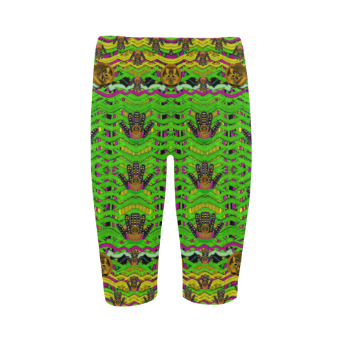 Hands faces and nature Hestia Cropped Leggings (Model L03)