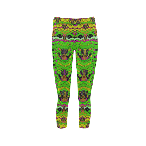 Hands faces and nature Capri Legging (Model L02)