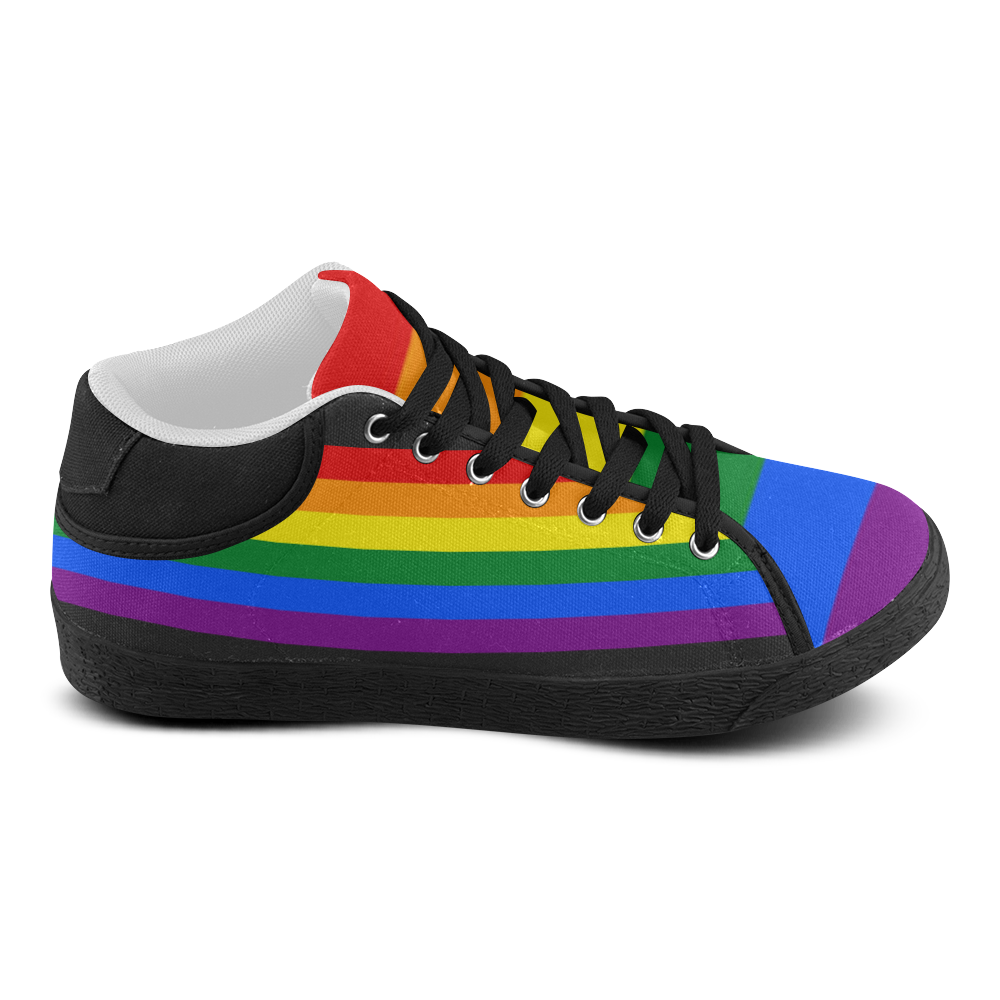 gay pride rainbow shoes