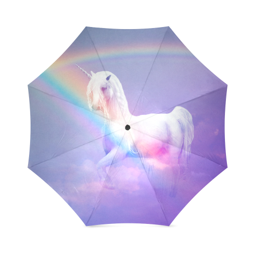 Unicorn and Rainbow Foldable Umbrella (Model U01)