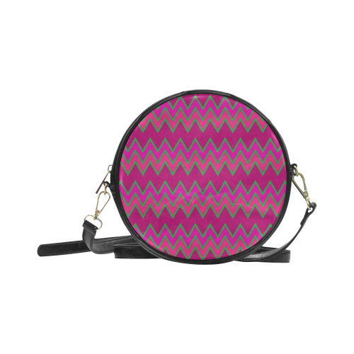 Chevron Colours QQ Round Sling Bag (Model 1647)