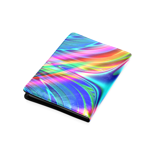 Rainbow Splash Fractal Custom NoteBook A5