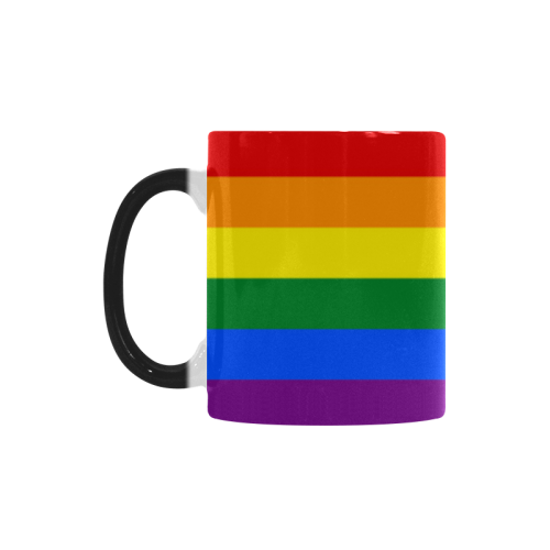 Gay Pride Rainbow Flag Stripes Custom Morphing Mug