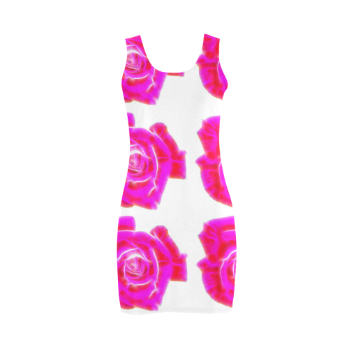 Rose pattern Medea Vest Dress (Model D06)