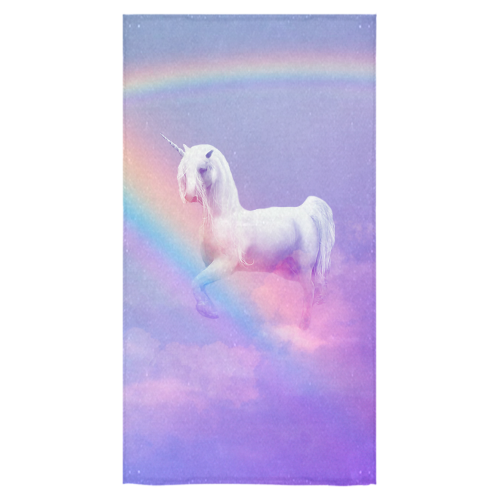 Unicorn and Rainbow Bath Towel 30"x56"