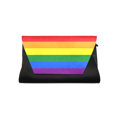 Gay Pride Rainbow Flag Stripes Clutch Bag (Model 1630)