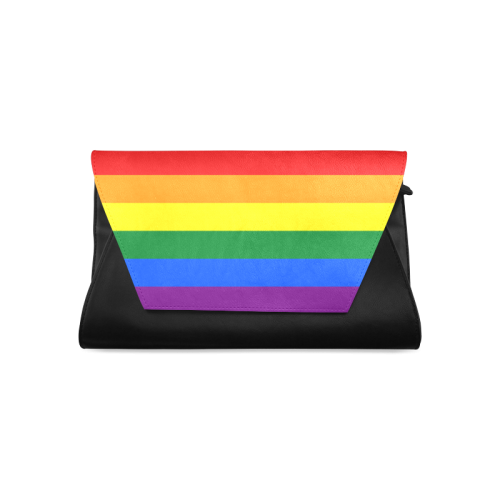 rainbow clutch bag