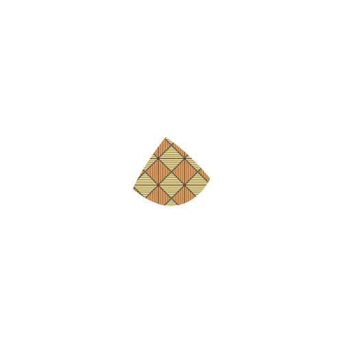 Geometric Triangle Pattern Custom Bikini Swimsuit