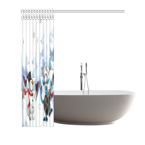 Snowman20160603 Shower Curtain 72"x72"