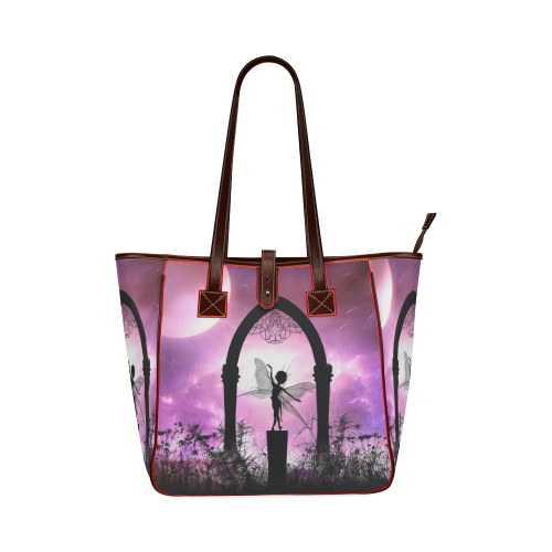 Cute dancing fairy in the night Classic Tote Bag (Model 1644)