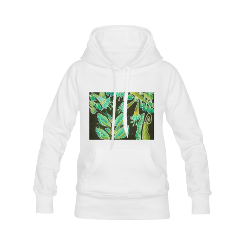 Irish Garden, Lime Green Flowers Dance in Joy Men's Classic Hoodies (Model H10)