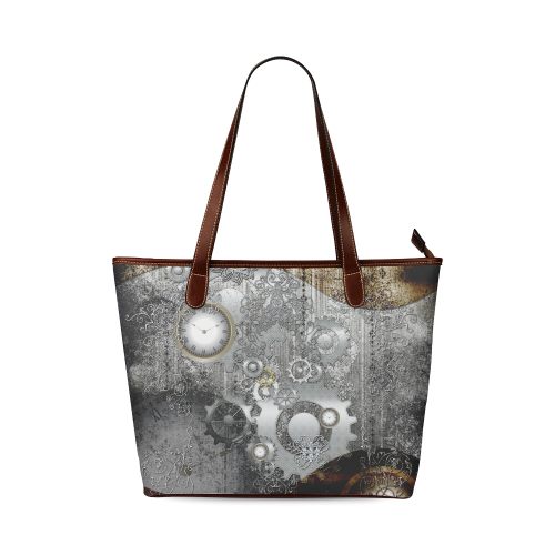 Steampunk in vintage design Shoulder Tote Bag (Model 1646)