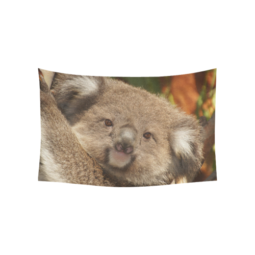 Koala_2015_0304 Cotton Linen Wall Tapestry 60"x 40"