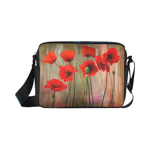 Poppies Classic Cross-body Nylon Bags (Model 1632)