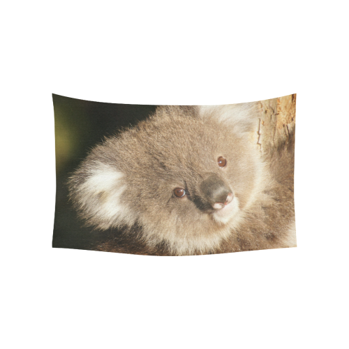 Koala_2015_0301 Cotton Linen Wall Tapestry 60"x 40"