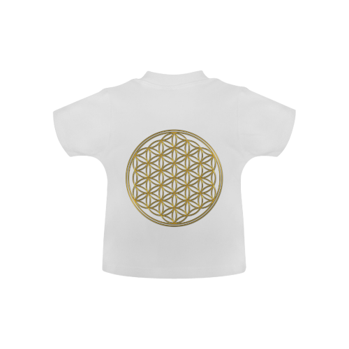 FLOWER OF LIFE gold Baby Classic T-Shirt (Model T30)