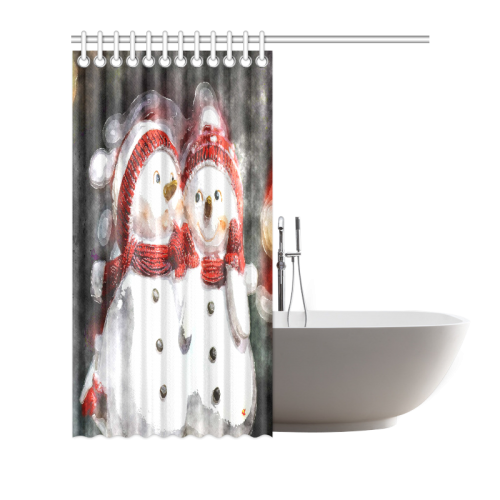 Snowman20160602 Shower Curtain 72"x72"