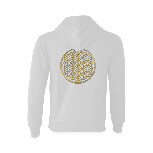 FLOWER OF LIFE gold Oceanus Hoodie Sweatshirt (Model H03)