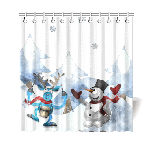 Snowman20160605 Shower Curtain 69"x70"