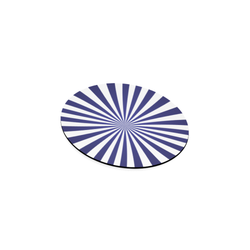 Blue Spiral Round Coaster