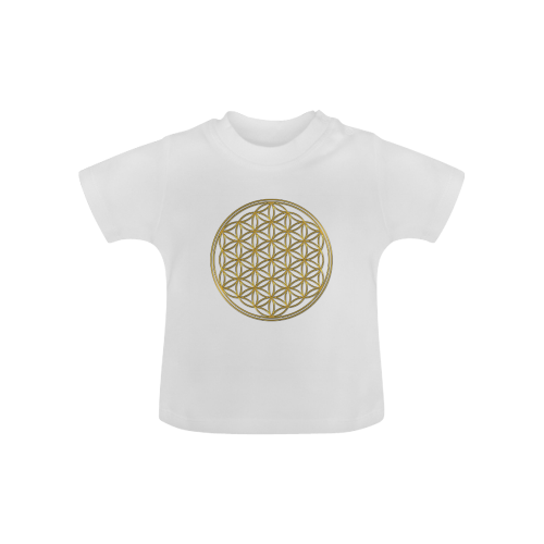 FLOWER OF LIFE gold Baby Classic T-Shirt (Model T30)