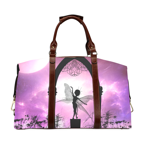 Cute dancing fairy in the night Classic Travel Bag (Model 1643)