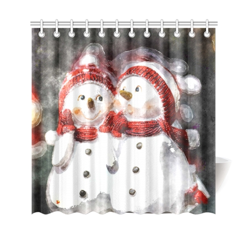 Snowman20160602 Shower Curtain 69"x70"