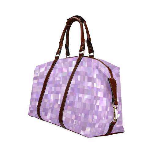 Purple Pearl Mosaic Classic Travel Bag (Model 1643)