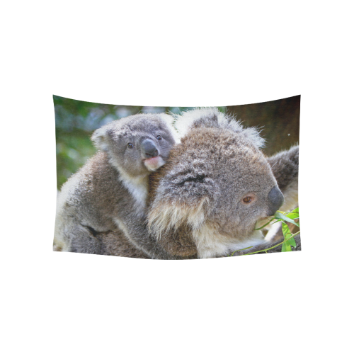 Koala_2015_0302 Cotton Linen Wall Tapestry 60"x 40"