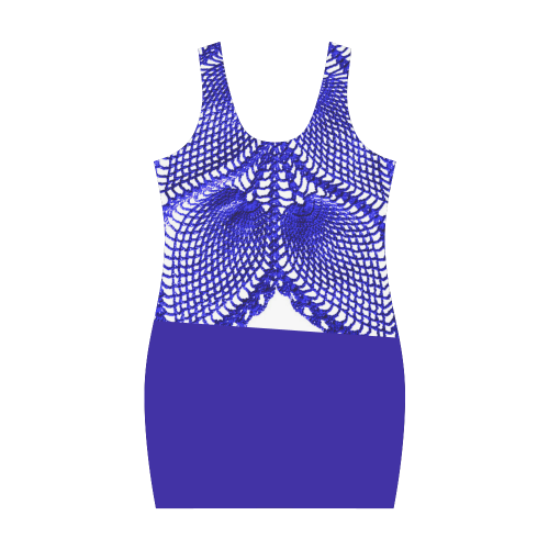 Custom print Vest dress _Cam237design Medea Vest Dress (Model D06)